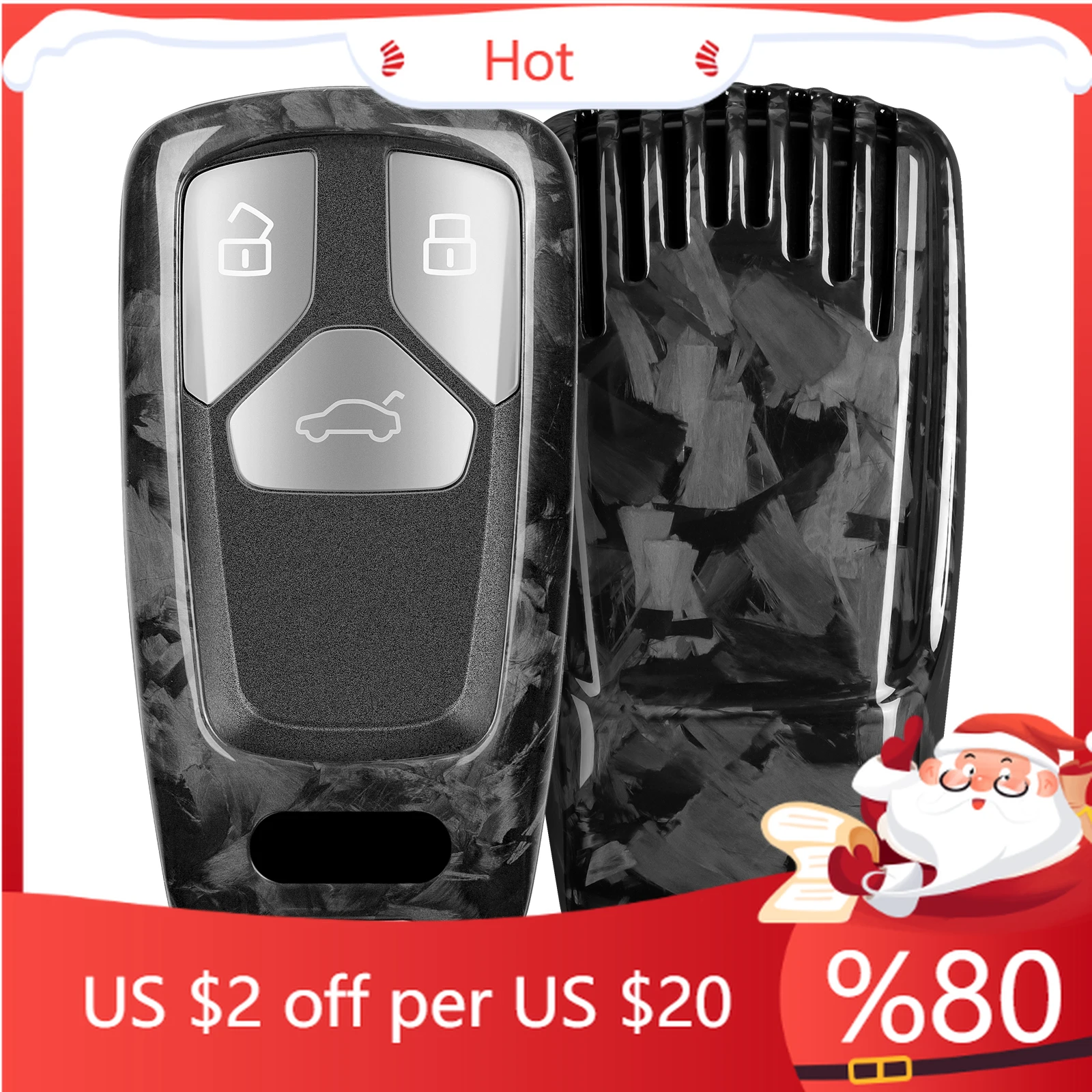 

Чехол для ключей с возможностью горячей замены подходит для A4 A5 Q5 RS4 RS5 S5 S4 SQ5, корпус из настоящего углеродного волокна, подходит для Audi R8 TT TTS TT-RS, умные внутренние наклейки