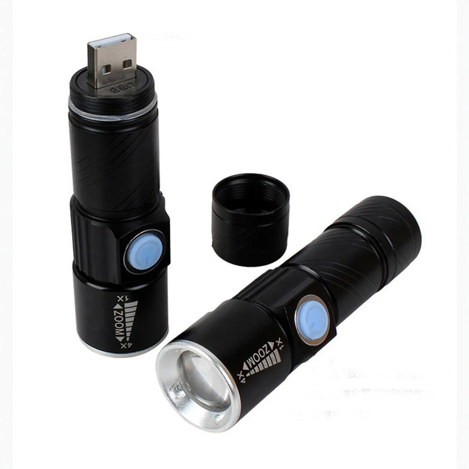 Usb Charging Mini Flashlight High Brightness Flashlight Bicycle Lights Riding Flashlights Outdoor Lighting Tools
