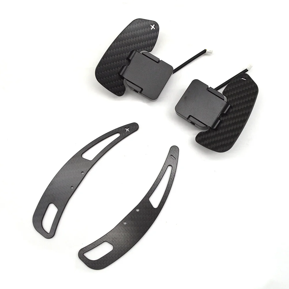 For Audi A3 B9 A4 A5 S3 S4 S5 RS3 RS4 RS5 TTRS matte carbon fiber steering wheel with magnetic shift paddles