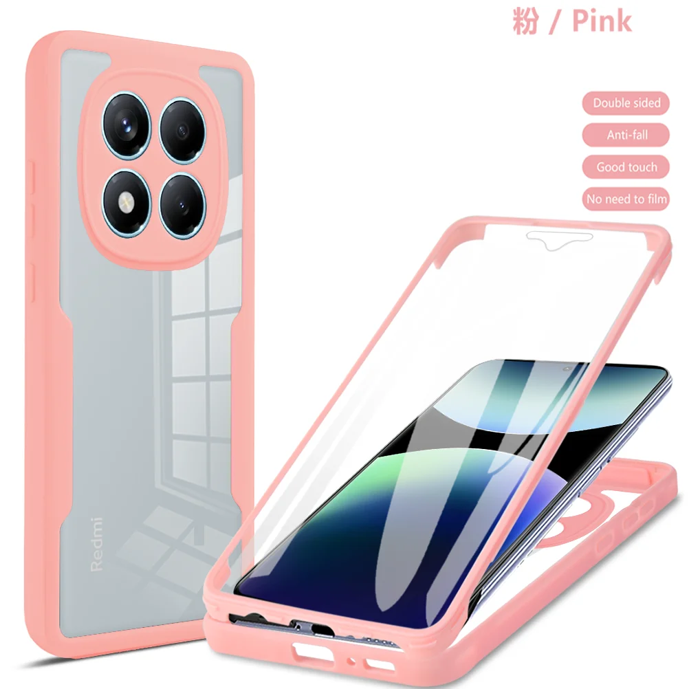 For Xiaomi Poco M8 Case Poco M8 Pro Cover POCO M8 Full Body Protection Case Protective 360 Double Sided Cover Funda Coque Capa