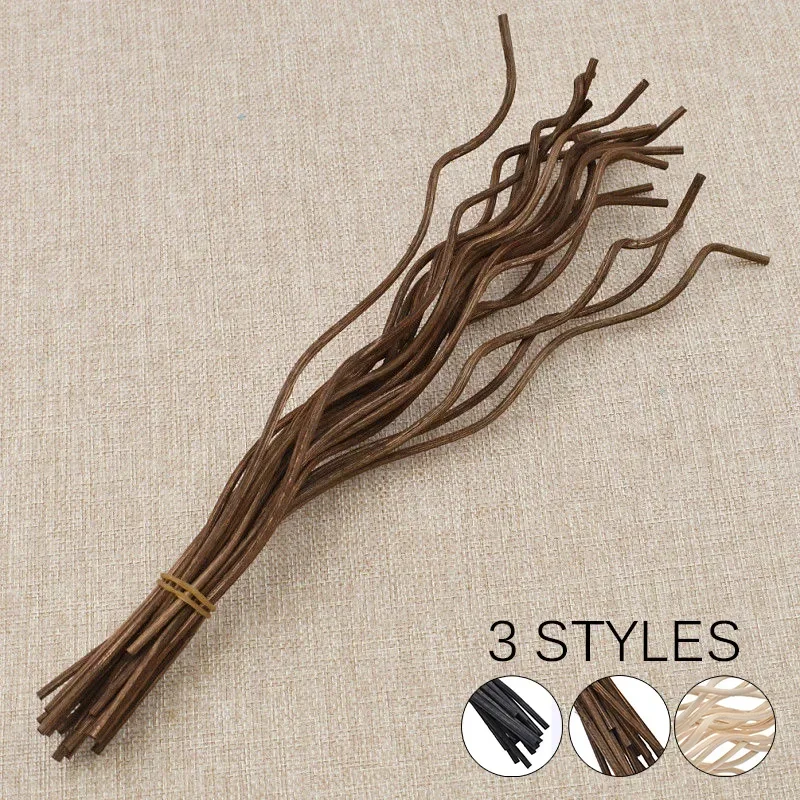 20Pcs Diffuser Stick Long Wavy Rattan Reed Fragrance Diffuser Replacement Refill Air Freshener Stick Accessory home fragrance