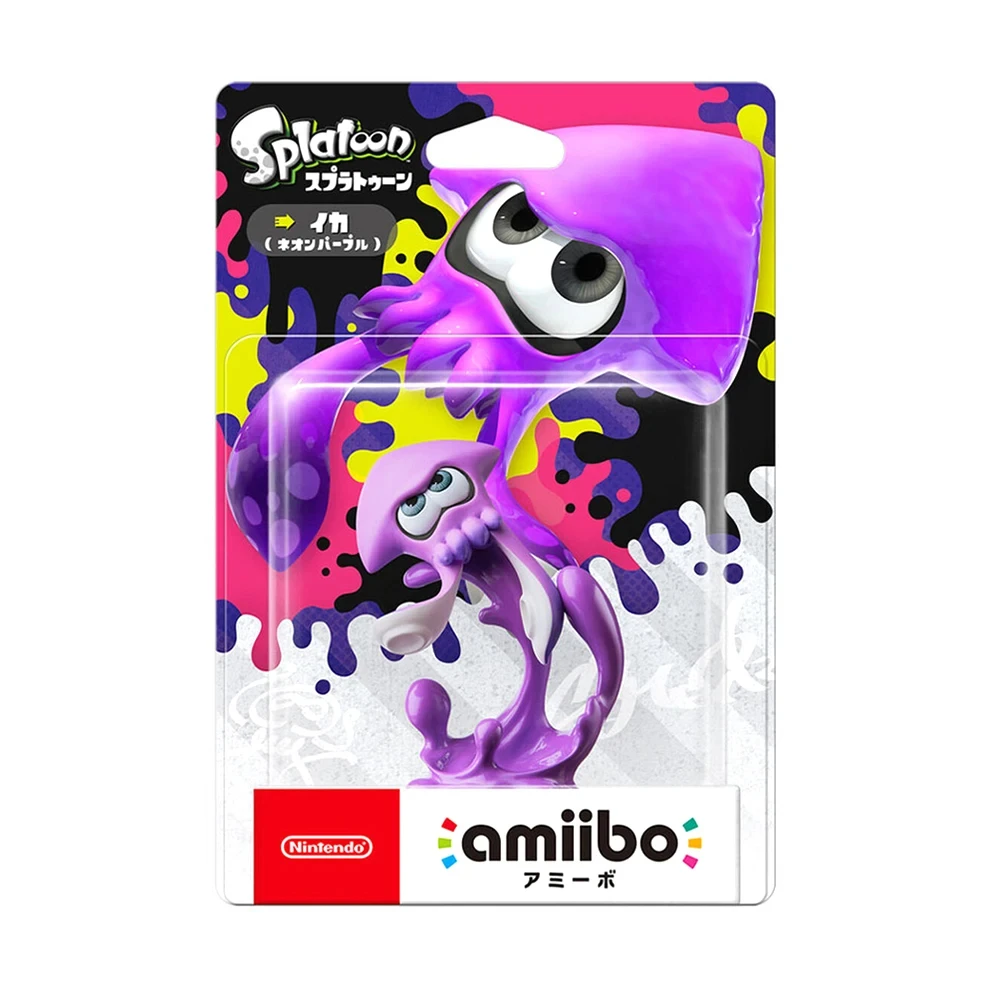 

ARTSWIFT Amiibo Splatoon 2 серия кальмар неоновая фиолетовая фигурка оригинальная Азиатская версия регионы бесплатно