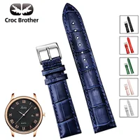 *Piel de animal * Correa de reloj 13 mm 15 mm 17 mm 19 mm 21 mm 20 mm 22 mm 24 mm Correa de muñeca Cuero genuino de alta calidad con embalaje