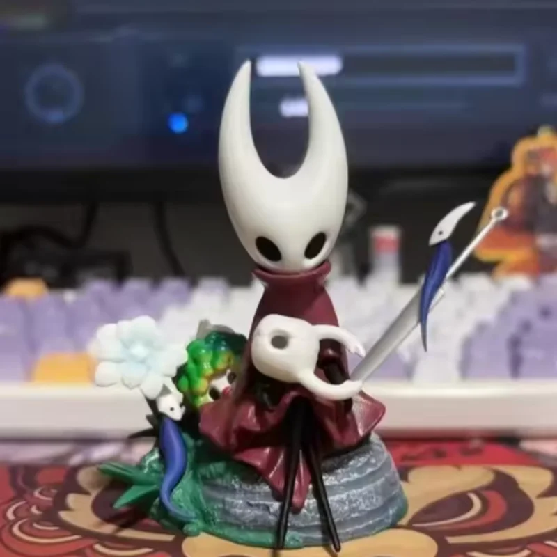 ฟิกเกอร์สะสมจากเกมอนิเมะ Hollow Knight ของตกแต่งตั้งโต๊ะ ของประดับเคสคอมพิวเตอร์ ของขวัญสำหรับคนรักเกม