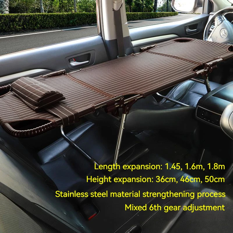 Universal Car Bed Car Modified Bed Co-pilot Sleeping Bed Camping Portable Folding Bed Car Rear Seat Travel Bed Car Accessories