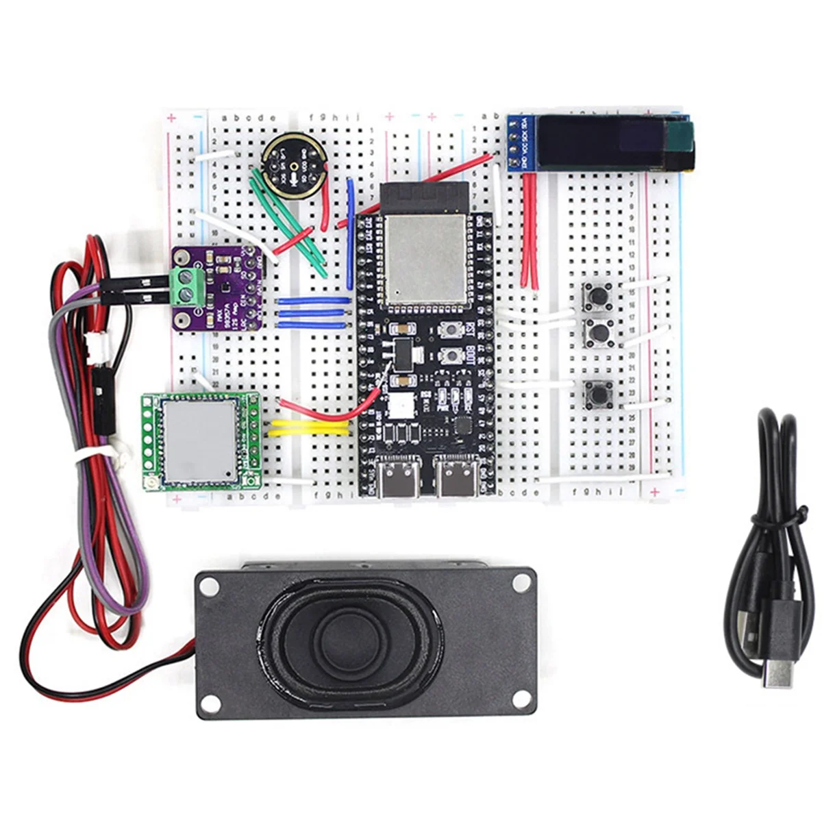 

A49T AI Voice Chat Robot 4G Интернет ESP32-S3 Макетная плата Макетная плата Готовый комплект для студенческого обучения
