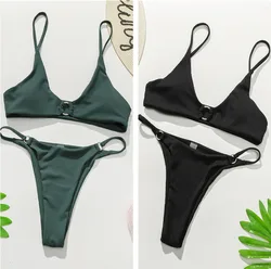 2026 Beach Bikini Set Pad Swimwear Women Swimsuit Maio Biquinis Tankini Femme Badpak Dames Mujer Banador Trikini