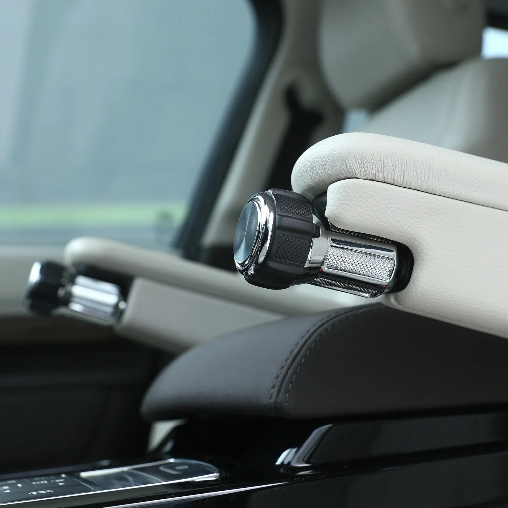 

Car Aluminum Alloy Internal Seat Armrest Box Adjustment Knobs Replacement For Land Rover Range Rover Sport 2014-2017