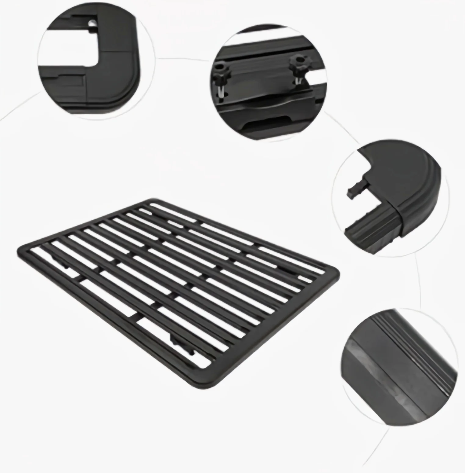 Cargo Rack Hitch Mount Cargo Carrier With Hitch Tightener For Trailer RV Truck SUV Van