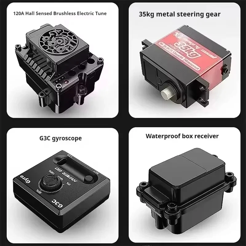 รถบังคับวิทยุ HYPER GO MJX 7303 7304 ขนาด 1/7 แบบไร้แปรงถ่าน ความเร็วสูง ดริฟท์ได้ ขับเคลื่อน 4 ล้อ สำหรับเป็นของขวัญ