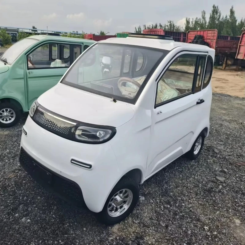 4-Seat China Mini Electric Cabin Scooter Car Vehicle 1000 Watts Motor Power Cheap Adult 4 Wheel Electric Vehicle