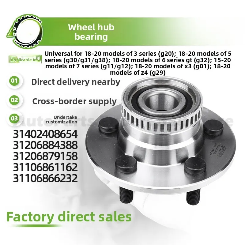 

For 3 Series G20 2018 2020 For Wheel Hub Unit Bearing Front Car Axle 31402408654 Premium Quality Fast Shipping