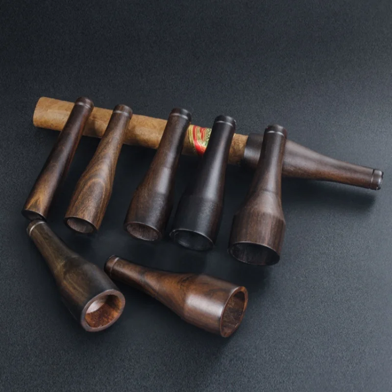 

Portable Cigarette Holder Sandalwood Smoking Pipe Mini Cigar Mouthpiece Tobacco Pipe Smoking Accesories
