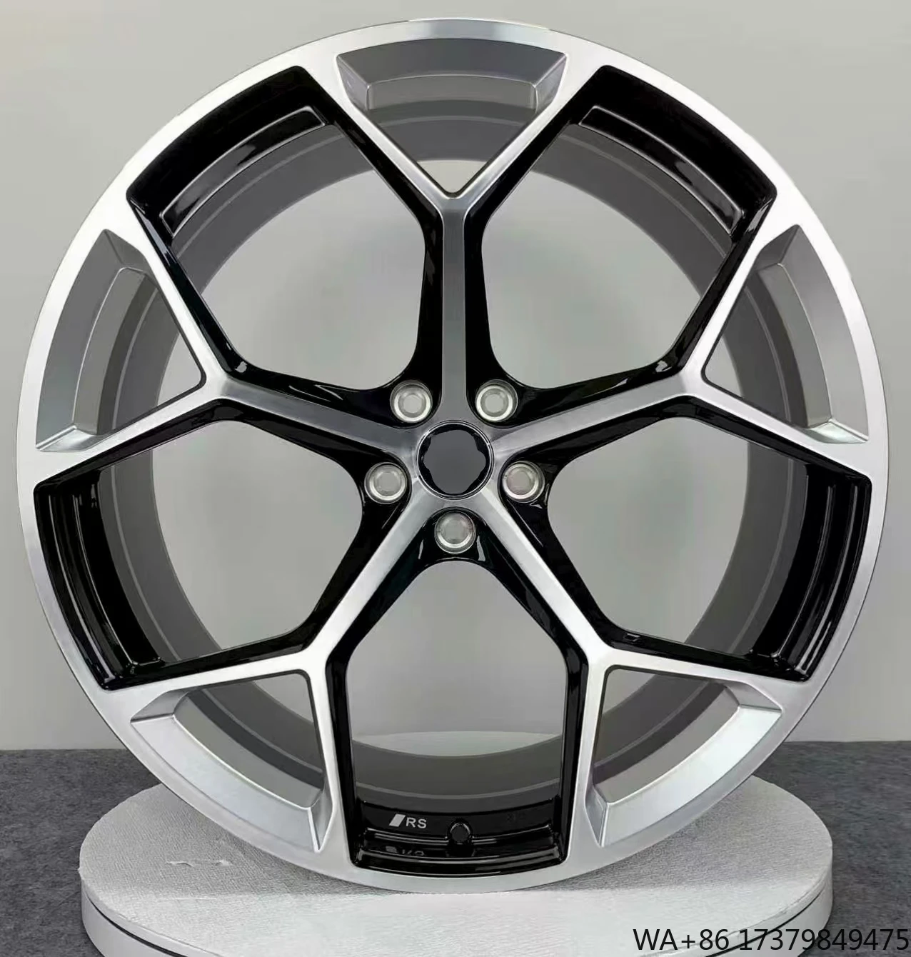 

High Efficiency Deep Customize Forged Custom Wheel Hub Alloy Racing Wheel 18-22 Inch Dual Color for Audi in Stock