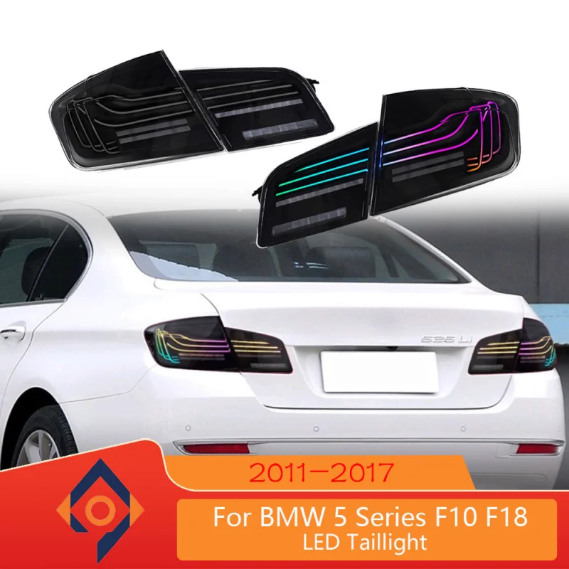 Car Taillight For BMW 5Series F10 F18 Tai Llight Assembly 2011-2017 Modified CSL Suspended Dynamic LED Driving Lights Turn Light