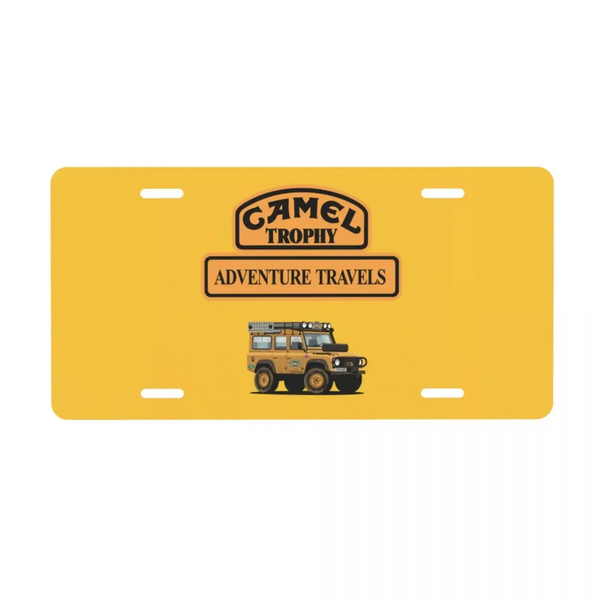 Camel Trophy Defender 110 License Plate Moto Decorative Car Front License Plate Aluminum Metal Sign Vanity Tag 6 X 12 Inch