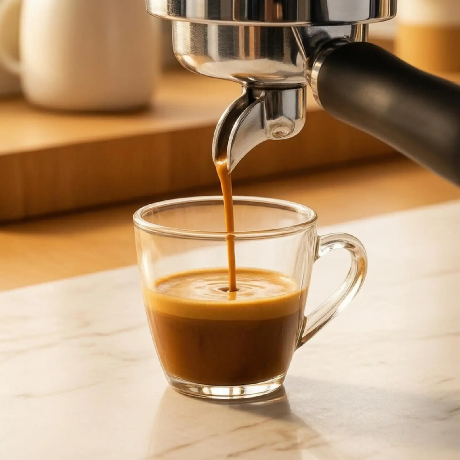 Durable Stainless Steel Coffee Spout for Espresso Machine Portafilter Smooth Stream Control