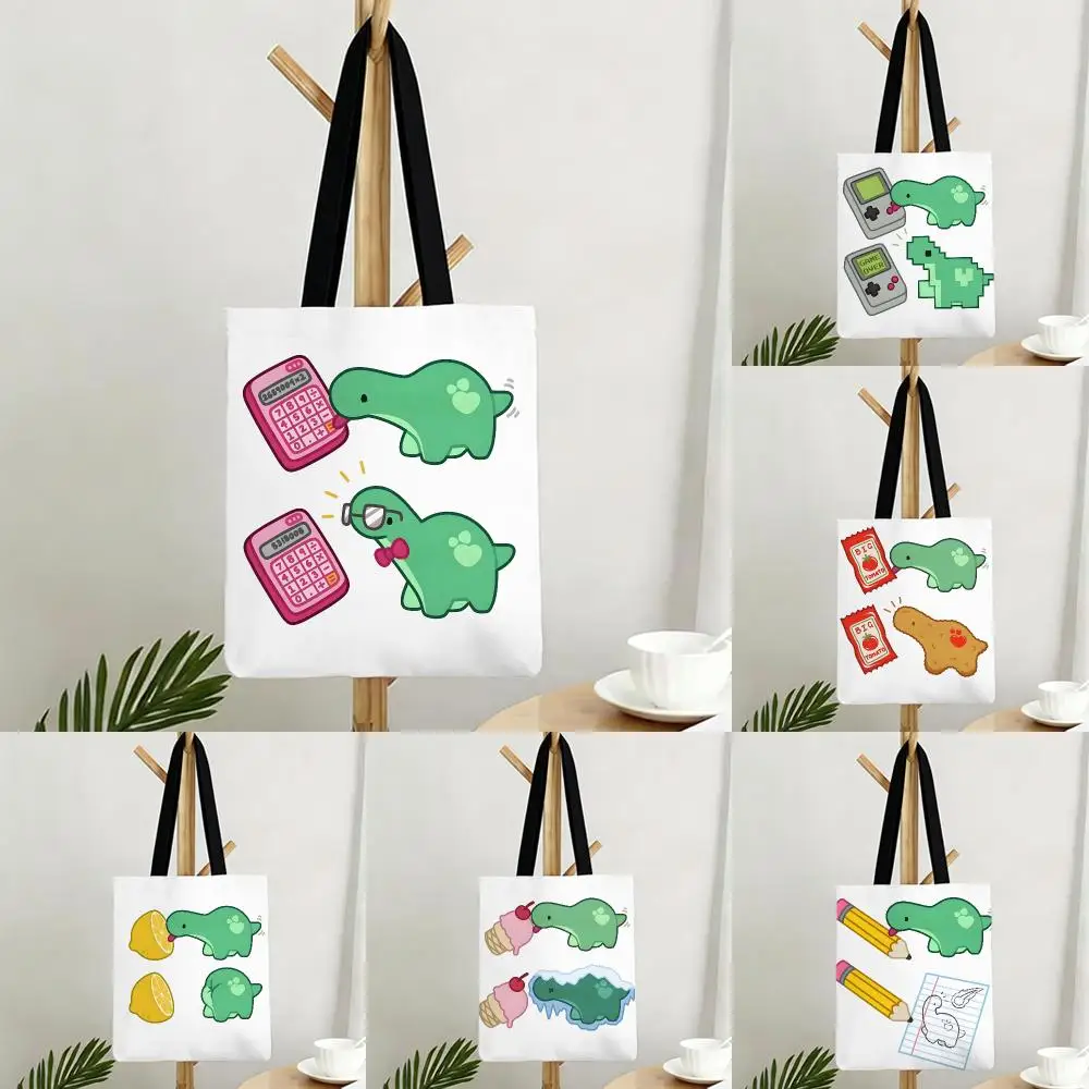 Legend Creature Nessie Storage Bags Bags Series Print Bag Lightweight Shoulder Daily Shopping Bags