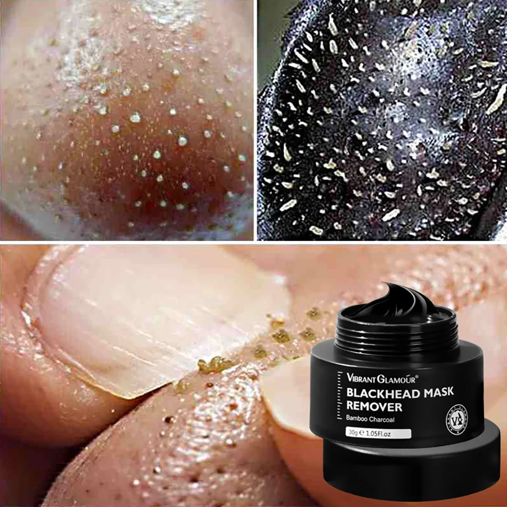 VibrantGlamour Bamboo Charcoal Peel Off Mask Blackhead Remover Deep Cleansing Pore Minimizer Purifying Face Mask Skincare