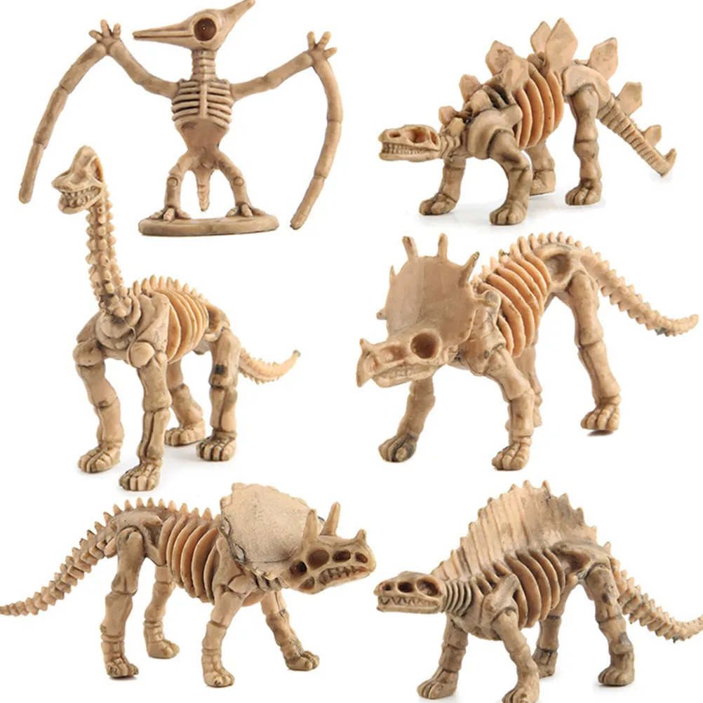 Set di 24 Dinosauri Simulati per l'Insegnamento Scientifico, Piccole Figure di Animali in Plastica per l'Apprendimento dei Bambini