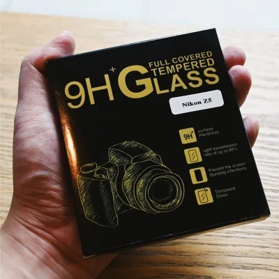 9H+ Thickness Highly Clarity Film Tempered Glass LCD Screen Protector for nikon Z5 Z6II Z7II Z72 Z62 Digital Camera