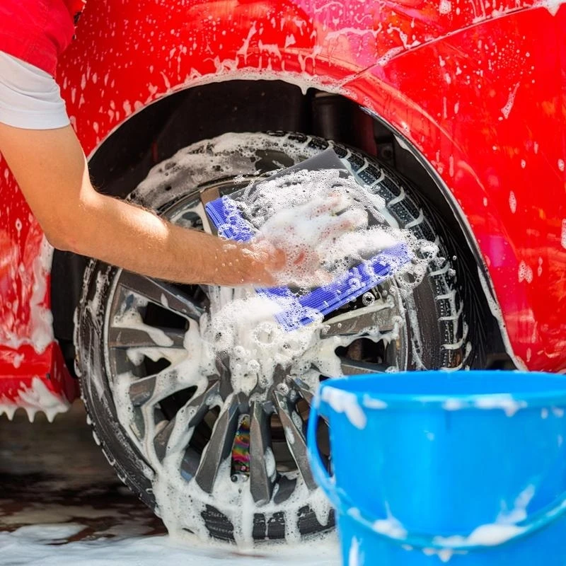 

A2UC Портативная волшебная глина из микрофибры, ткань для мытья мотоцикла, автомойка, полотенце 30x30 см