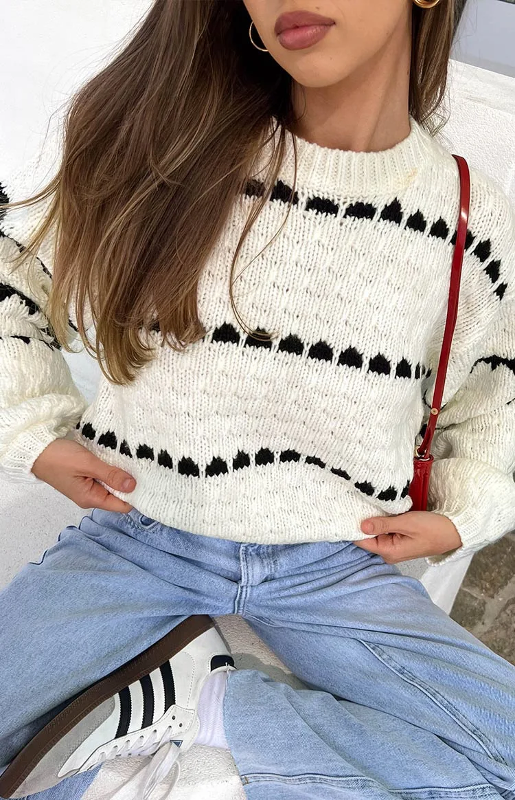 2024 Autumn Winter New Women Sweater Crew Neck Long Sleeve Jumper Knit Pullover Top Streetwear Women Loose Sweater