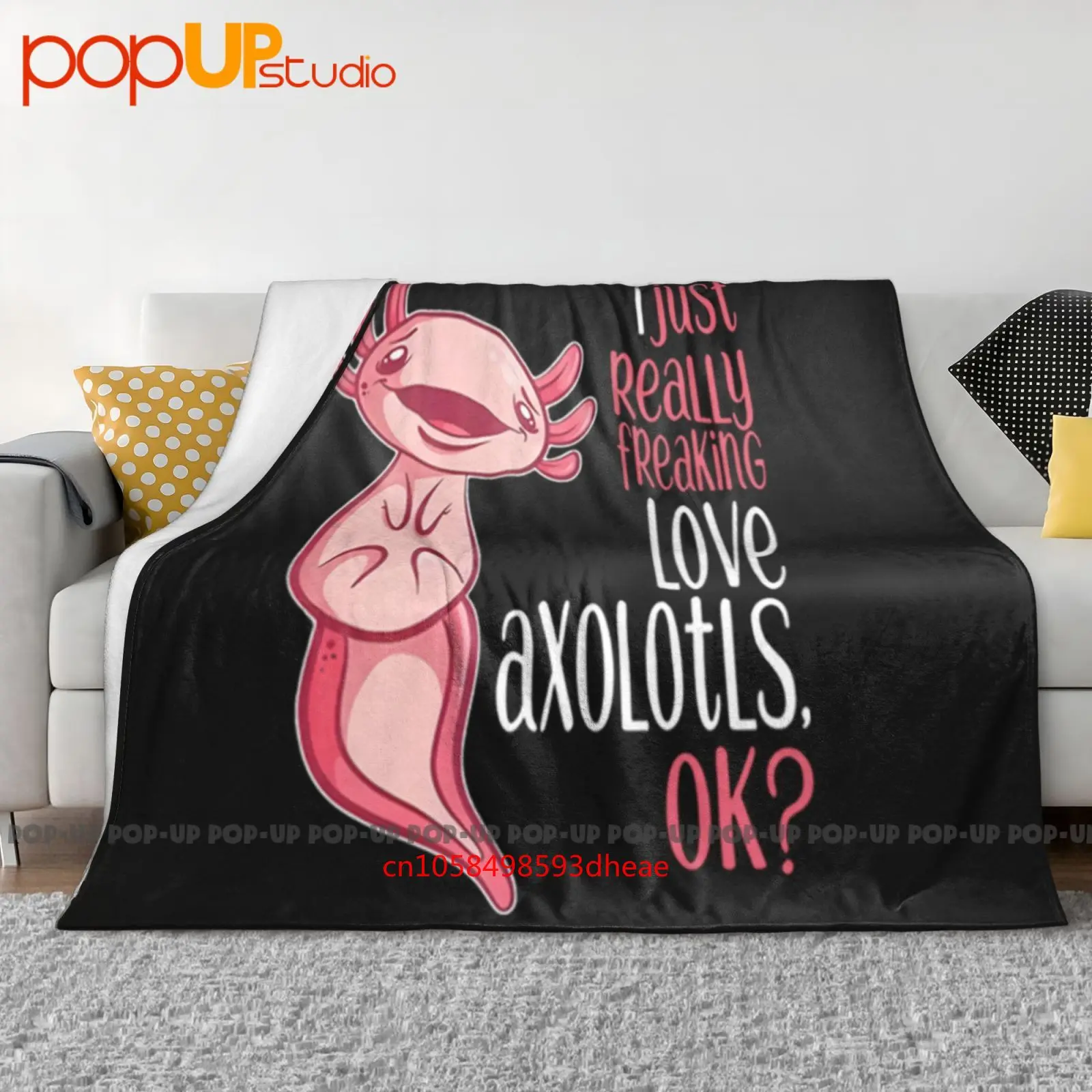 I Freaking Love Axolotls Ultra-Soft Blanket Quilt Winter Sofa Cover Bed Covers