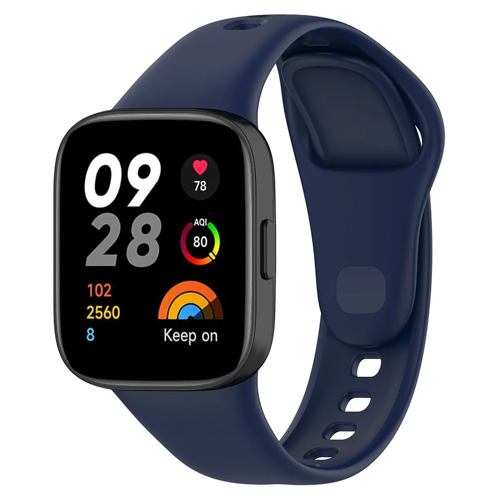 Silicone Watchband Strap For Redmi Watch 3 Bracelet Wristband Smart Watch Band