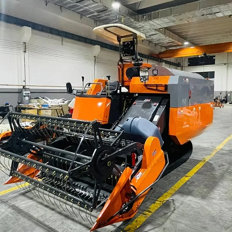Hot Sale Corn Combine Harvester Cut Head Machine 88-112HP 30kg/h Capacity High Efficiency Gear Drive For Grain Harvesting