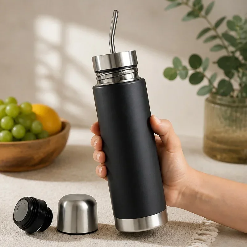 New Bullet Head Thermos, Ma Dai Tea Travel Pot, Outdoor Portable Double Drinking Cup