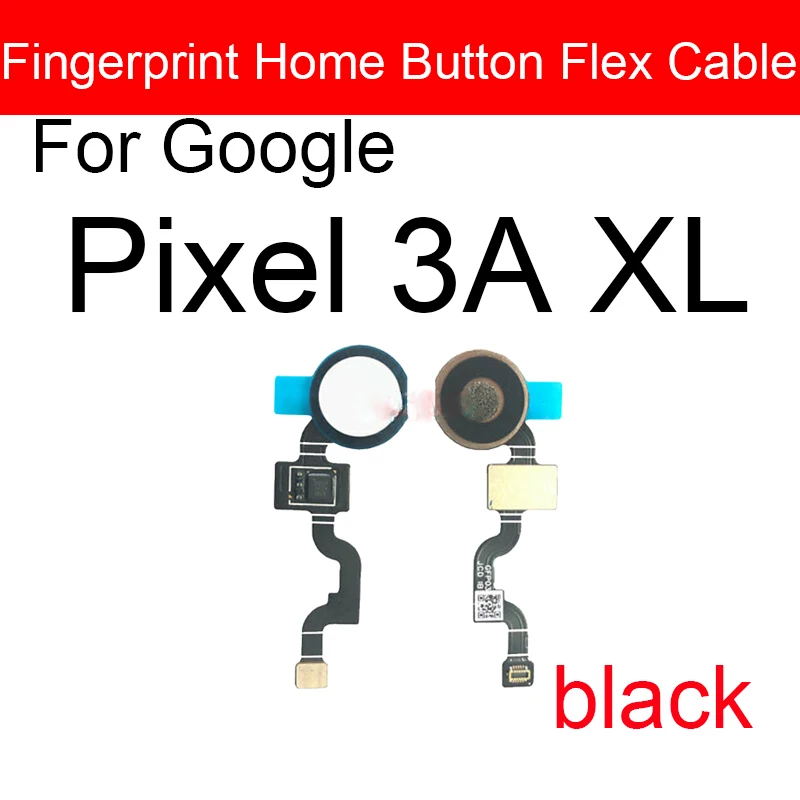 Fingerprint Sensor Menu Button Flex Cable For Google Pixel 3 3XL 3A 3AXL Touch Home Side Button Flex Cable Replacement Parts