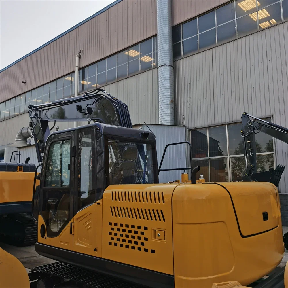 รถขุดขนาดเล็ก 8 ตัน CE EURO5 รถขุดตีนตะขาบจีน เครื่องยนต์ Kubota