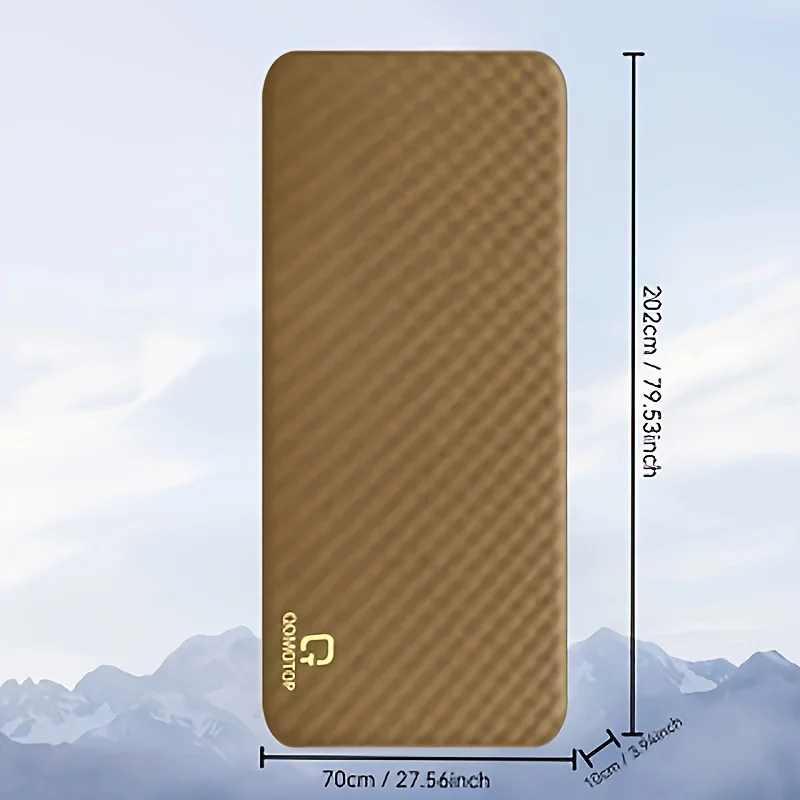 

AIRLAX brown inflatable sleeping mat, self-inflatable camping mattress, with its own air pump, suitable for camping and picnics