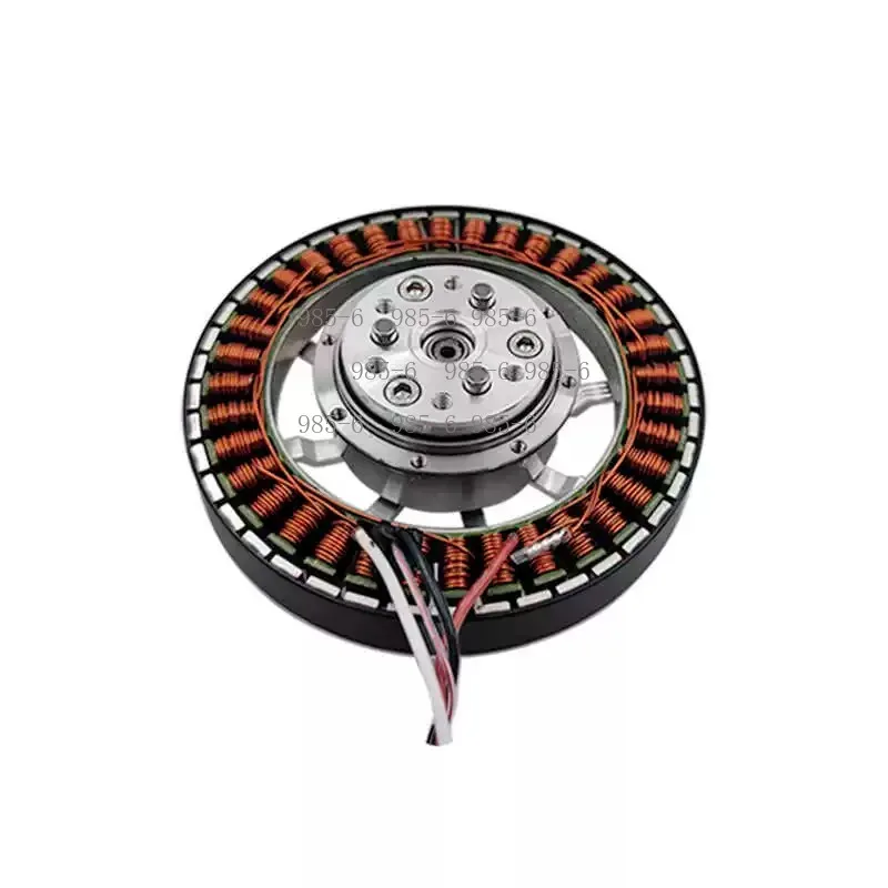 48V DC 110RPM Lightweight High Torque Brushless Gear Motor GIM8108-8, 8mm Shaft Designed for Marine Equipment