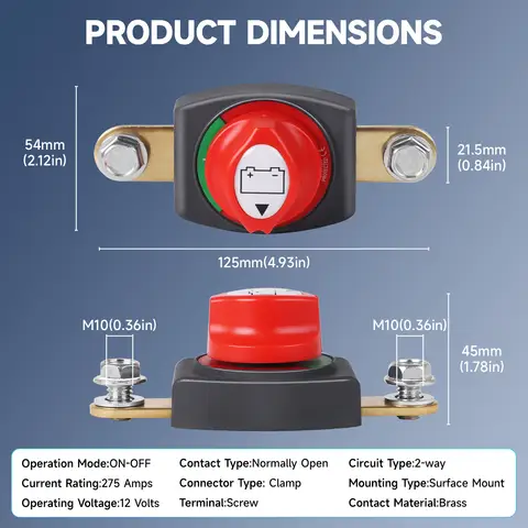 10 best sales 12V-frånskiljare - №5