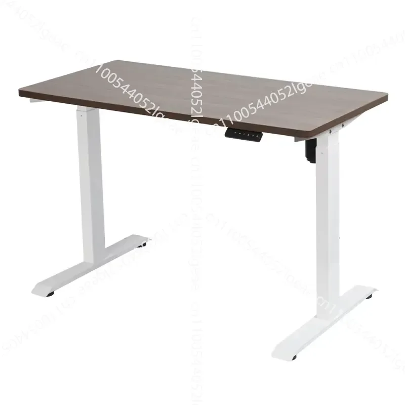 Electric Adjustable Height Lift Game Table Computer Vertical Game Table with RGB Light and Cable Storage Box