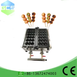 Gas Type  Lolly Waffle Sticks Machine Sugar-coated Haws Shape Waffle Maker Takoyaki Ball Grill