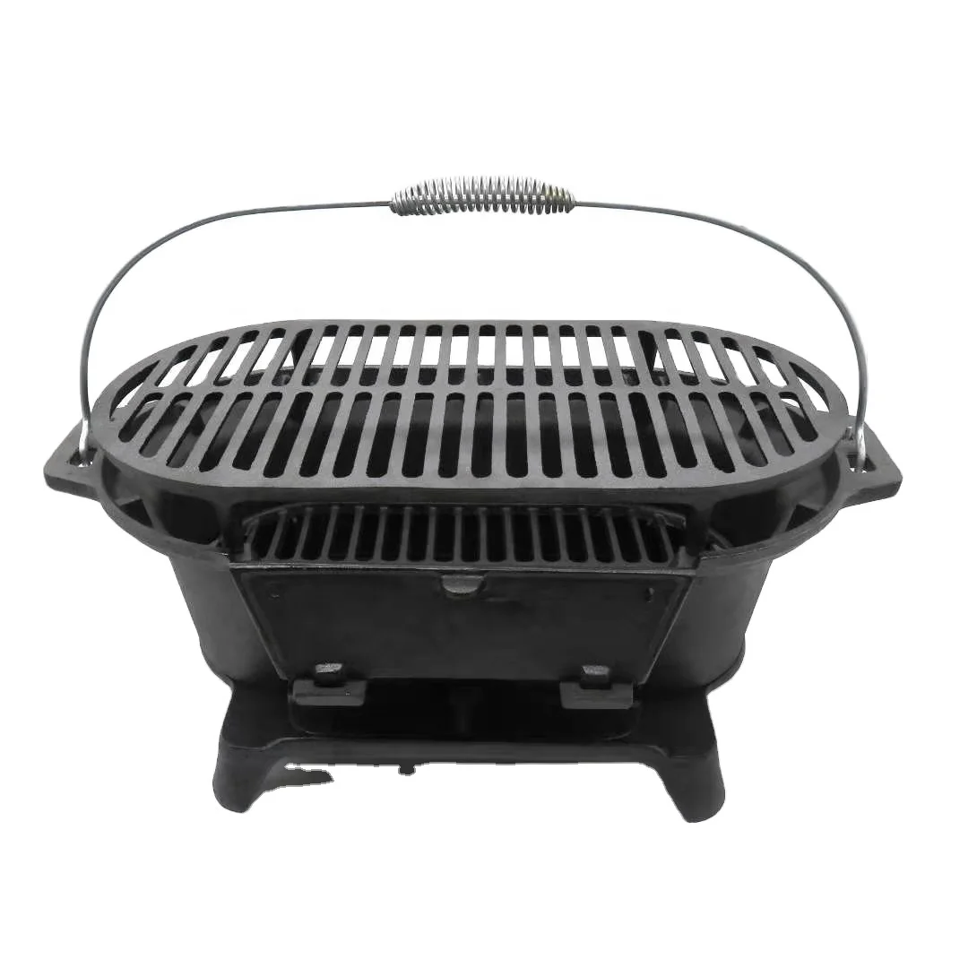 YYHC-Factory supplying Cast Iron portable Charcoal Grill