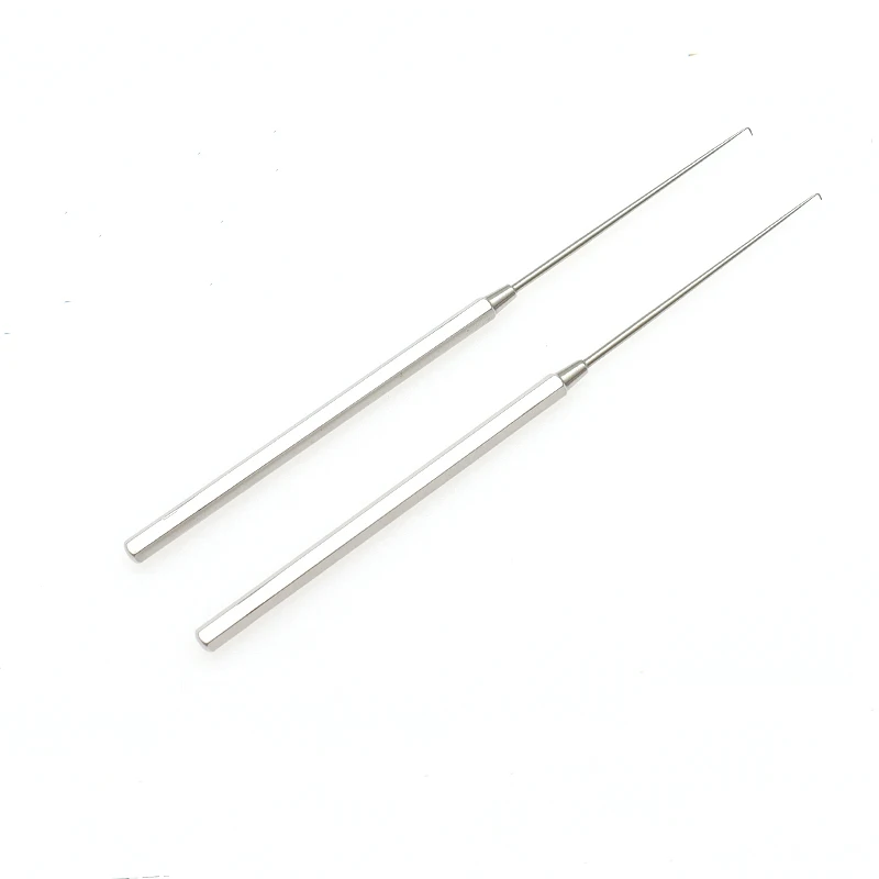 Earwax hook High-quality stainless steel medical hook earwax hook straight curved gun type ent instruments and tools