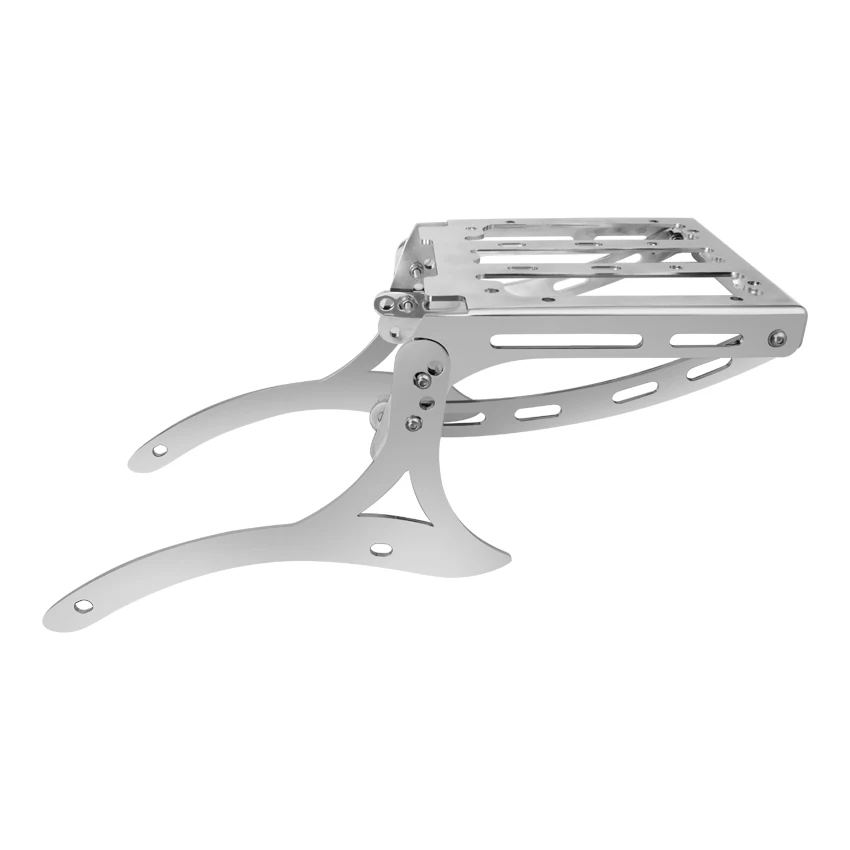 

Motorcycle Chrome Detachable Sissy Bar Backrest Luggage Rack For LIFAN LF250-D LF250-E V16