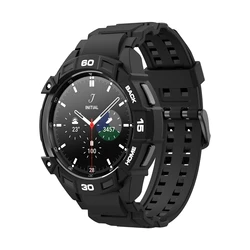 Case Strap Bundle for Samsung Galaxy Watch5 4 Classic 46mm Band Cover Smart Watch Accessories