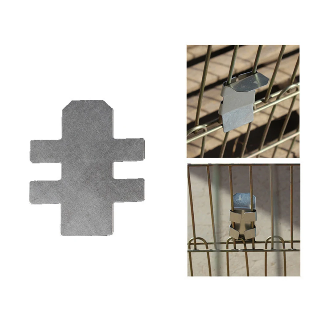 

50 Pcs Cage Door Iron Buckle Hutch Cages Latch Rabbit Birdcage Pet Rabbitt Outdoor