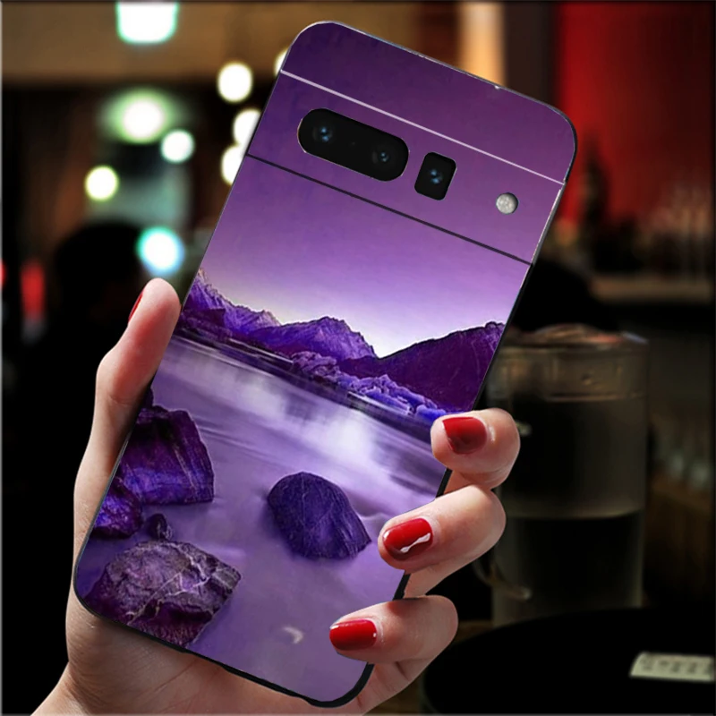 

Phone Case For Google Pixel 10 Pro XL 9 Pro XL 8 7 6 Pro 9A 8A 7A 6A Pixel 8 7 6 5 Infinity on Purple Art