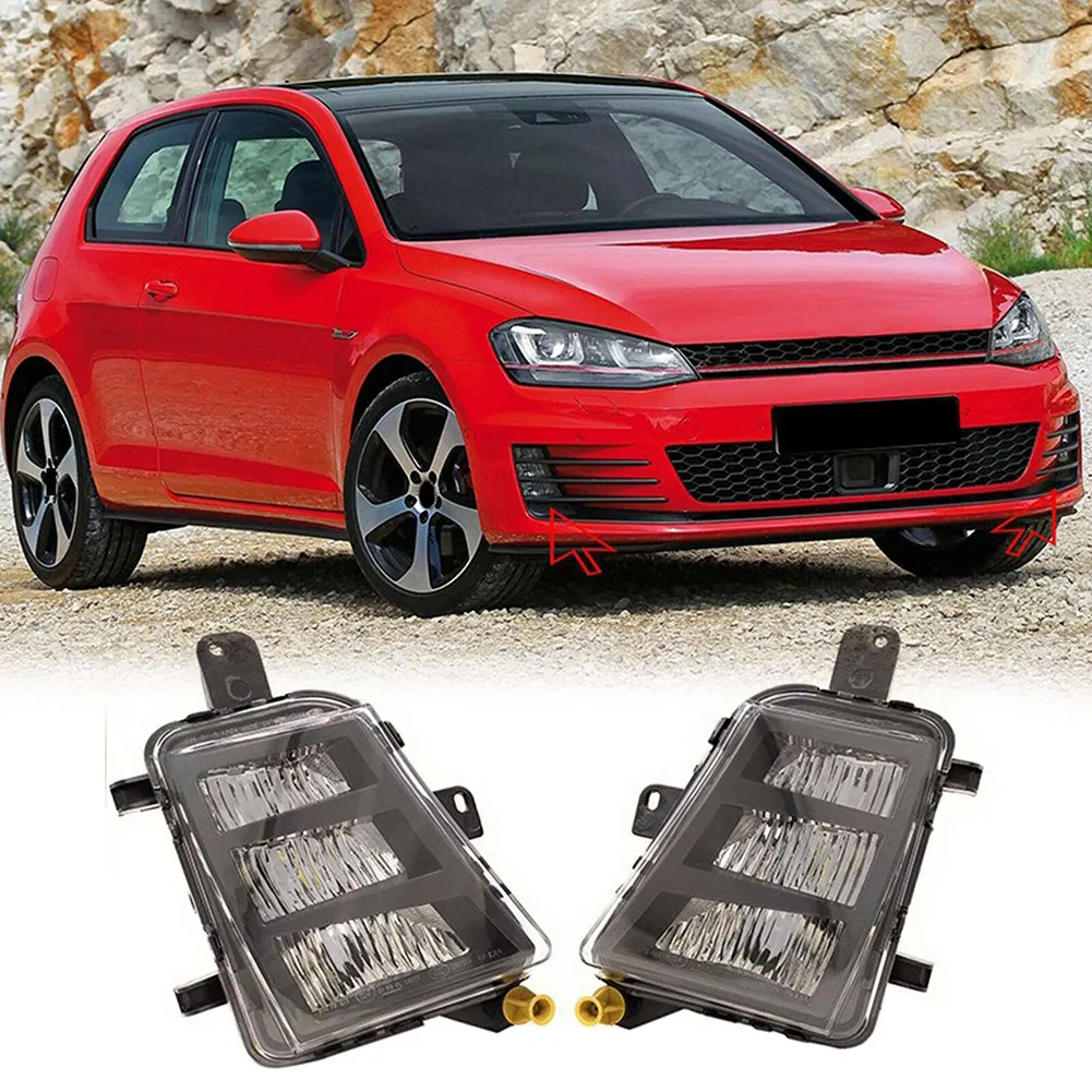 

LED Front Left Fog Light DRL Fog Lamp 5G0941699 For VW Golf 7 A7 MK7 GTI GTD 2013-2017 Parts-A67F