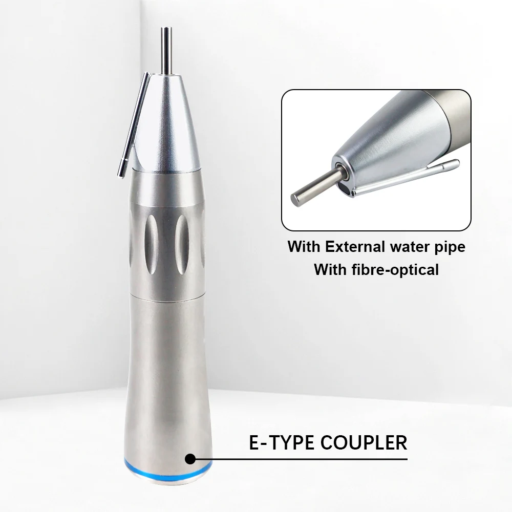 Dental Straight Handpieces Equipped With 1:1 Internal Water-Cooling System And Led Fiber Optics Low-Speed Straight Handpieces
