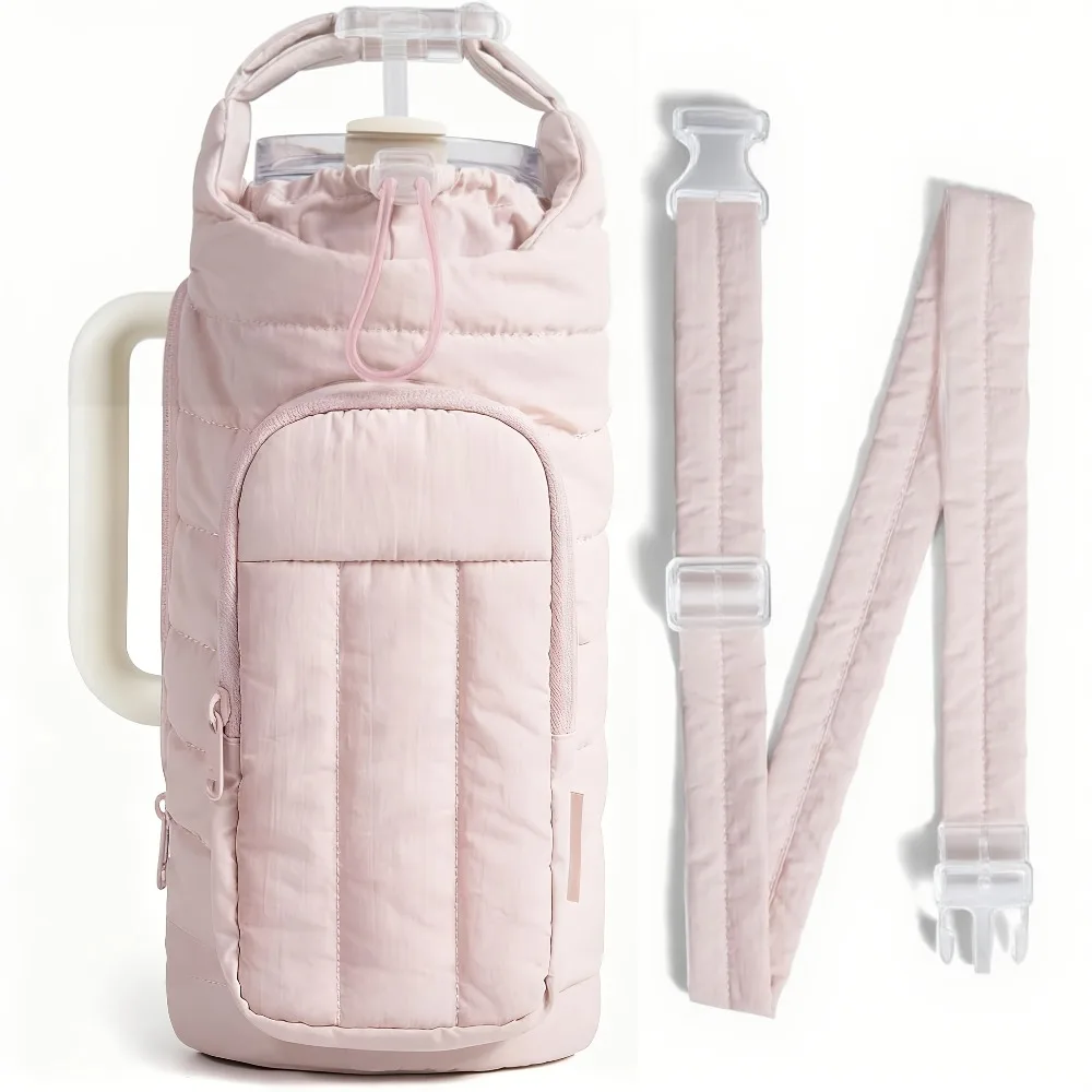 

Water Bottle Holder Bag with Strap Women'S Large 40 32 Oz Crossbody Bag with Adjustable Strap Gym Accories Sling Purses