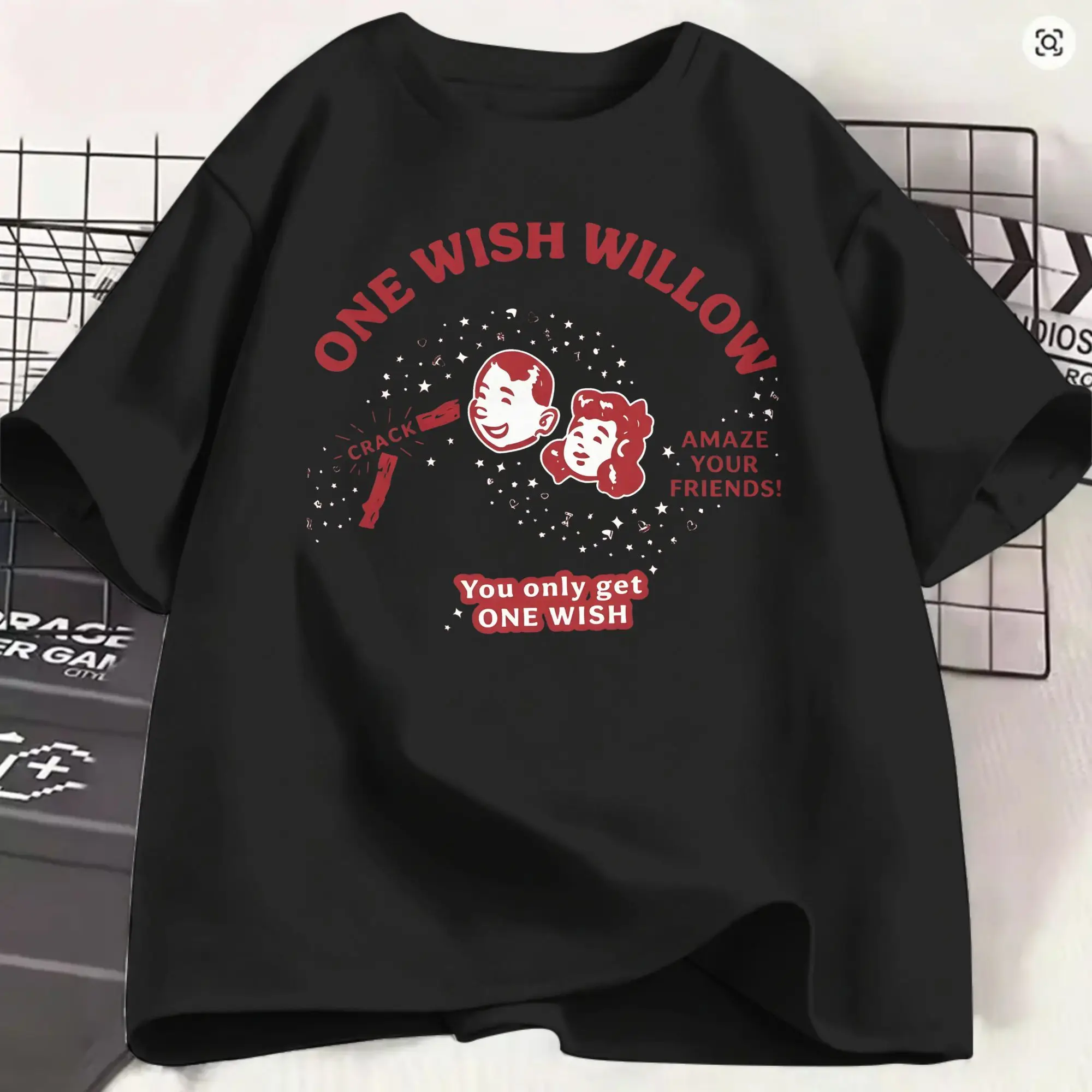 T-shirts Obsession Movie 2026 pour hommes, One Wish Willow, t-shirt drôle en pur coton, col rond, manches courtes, 4XL 5XL 6XL