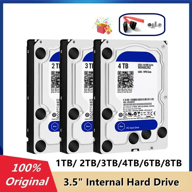 Original Blue 6TB 4TB 3TB 2TB 1TB 500GB 3.5