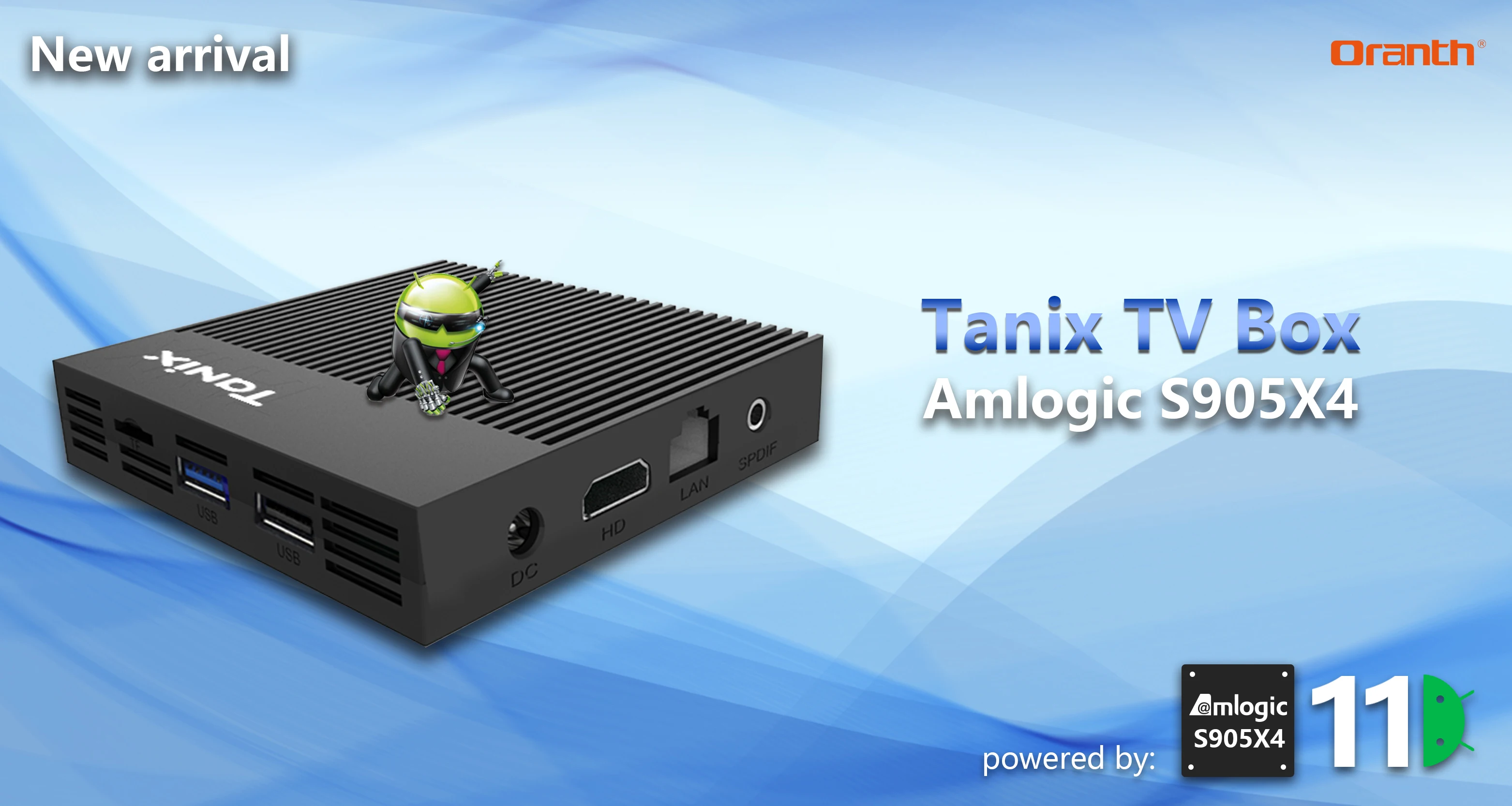 New Tanix X4 Android TV Box Amlogic S905X4 android 11.0 4GB RAM 32GB/64GB ROM 2.4G&5G Wifi 100M LAN Set Top Box Media player